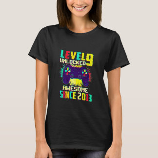 Camiseta Niños de 9 años de edad adolescentes de nivel 9 de