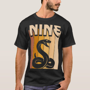 Camiseta Niños De 9 Años De Edad Serpiente Chica Noveno Nac