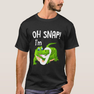 Camiseta Niños de 9 años Oh Snap Soy 9 Camioneros Cocodrilo