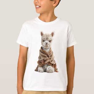 Camiseta Niños de Alpaca Esponjosos y Acogedores