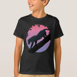 Camiseta Niños de animales de la jungla de pantera negra