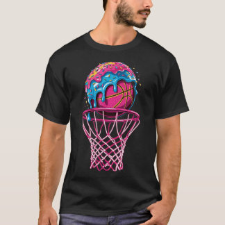 Camiseta Niños de Baloncesto con Hielo Goteante con Purpuri