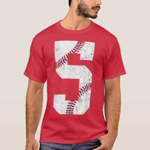 Camiseta Niños De Béisbol Regalo De 5 Años Para Muchacho Ch
