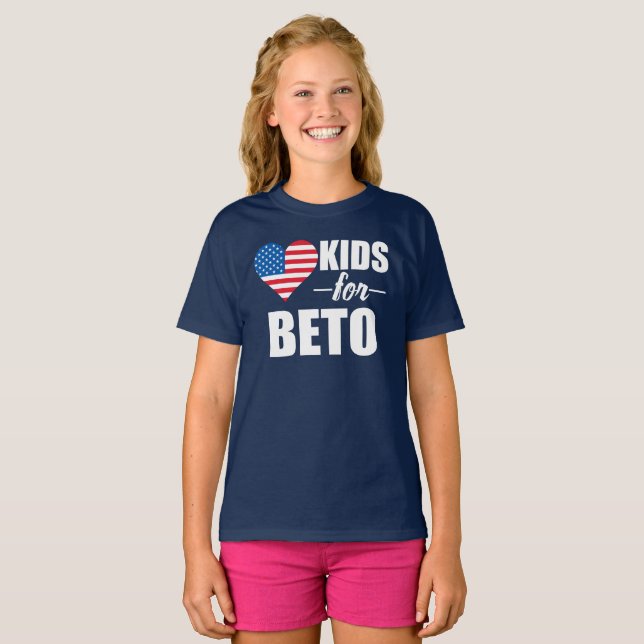 Camiseta Niños de Beto O'Rourke Texas (Anverso completo)
