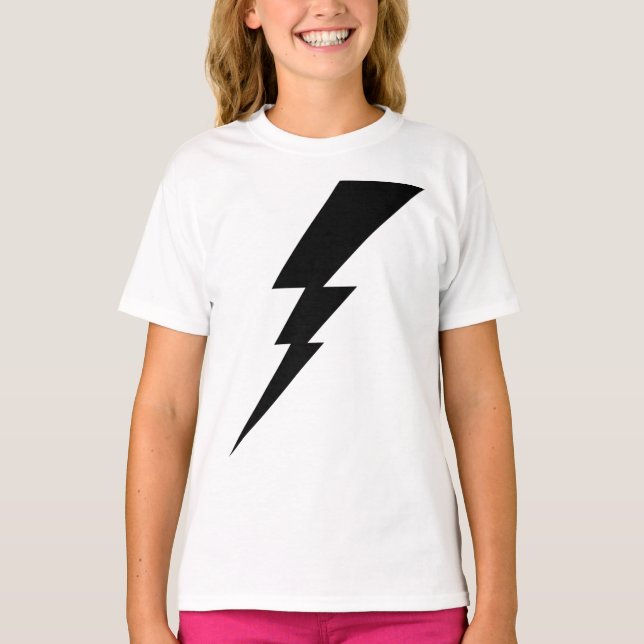 Camiseta Niños de Black Flash Lightning (Anverso)