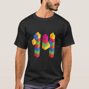 Camiseta Niños de bloques pequeños de 14 años de edad bloqu