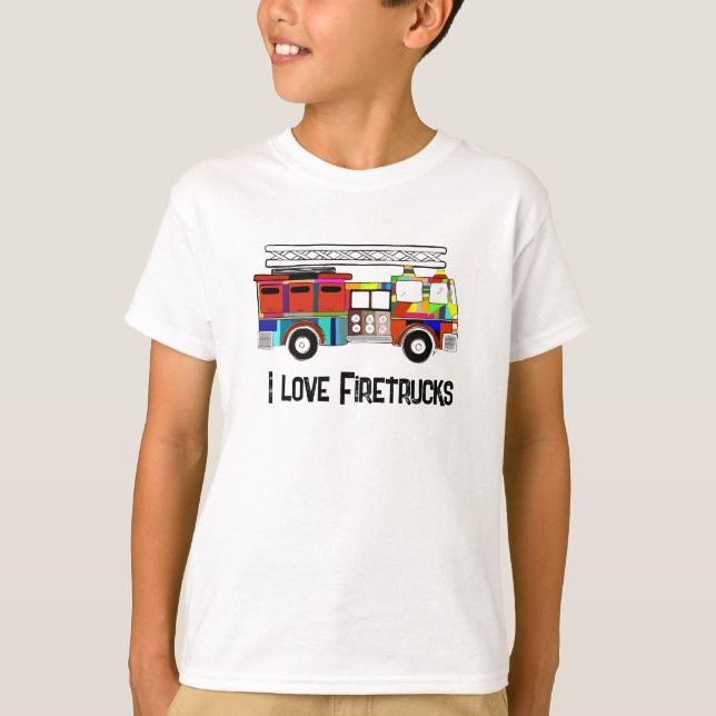 Camiseta Niños de bomberos bomberos de primera respuesta am (Anverso)