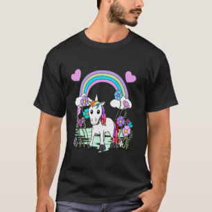 Camiseta Niños de caballo unicornio de primavera fuman