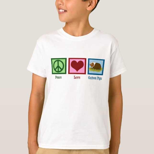 Camiseta Niños de cerdo guineanos (Anverso)