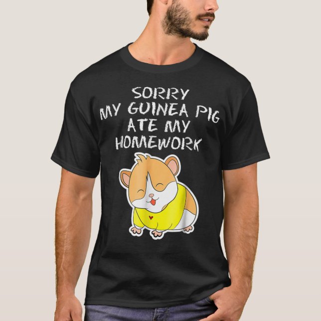 Camiseta Niños de cerdo guineanos comieron mi hogar (Anverso)