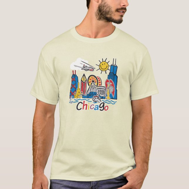 Camiseta Niños de Chicago oscuros (Anverso)