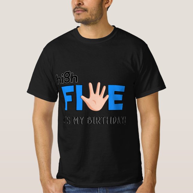 Camiseta Niños de cinco años de edad - Guay Niños de cinco  (Anverso)