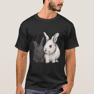 Camiseta Niños de conejo con huellas de animales en animale