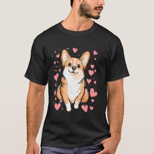 Camiseta Niños de Corgi Adorables (Anverso)