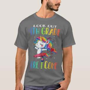 Camiseta Niños De Cuarto Grado Aquí Soy Unicornio 