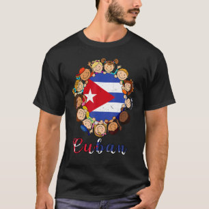Camiseta Niños de Cuba Cubanita Orgullo Hispano Bandera Cub