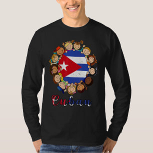 Camiseta Niños de Cuba Cubanita Orgullo Hispano Bandera Cub