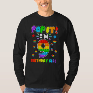 Camiseta Niños de cumpleaños pop que tengo 9 años de edad c