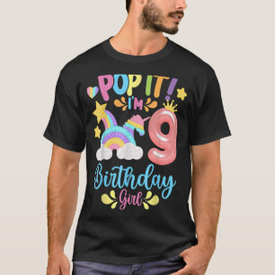 Camiseta Niños de cumpleaños pop que tengo 9 años de edad c