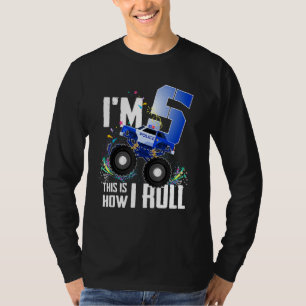 Camiseta Niños de cumpleaños, soy el auto de la policía Mon