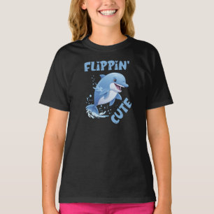Camiseta Niños de delfín lindo flipante