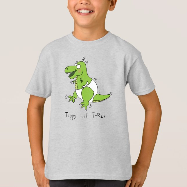 Camiseta Niños de Dinosaurios Cute Baby T-Rex (Anverso)
