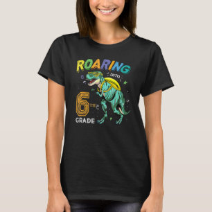 Camiseta Niños de Dinosaurios de 6º grado a los que regresa
