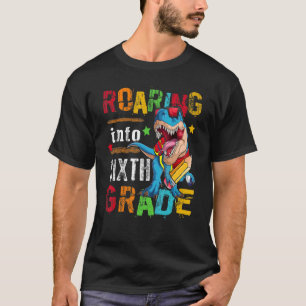 Camiseta Niños de Dinosaurios de 6º grado a los que regresa