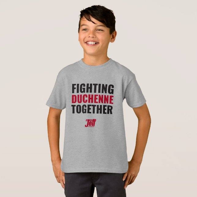 Camiseta Niños de Duchenne que luchan junto - (Anverso completo)