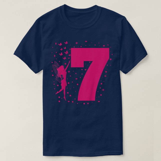 Camiseta Niños de edad de 7 años Chicas de 7 años Pa (Diseño del anverso)