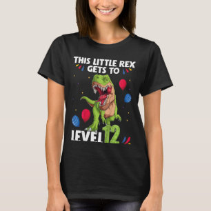 Camiseta Niños de este pequeño sexo llegan al nivel 12 años