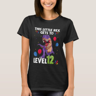 Camiseta Niños de este pequeño sexo llegan al nivel 12 años