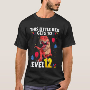 Camiseta Niños de este pequeño sexo llegan al nivel 12 años