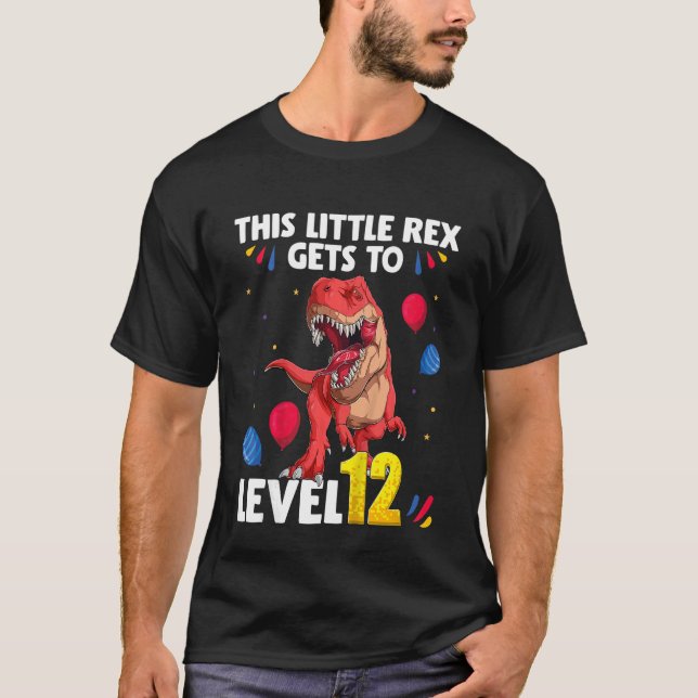 Camiseta Niños de este pequeño sexo llegan al nivel 12 años (Anverso)