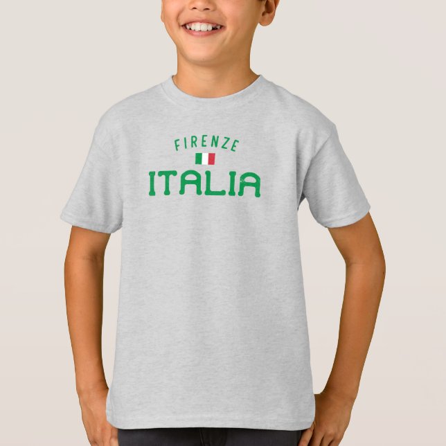 Camiseta Niños de Firenze Italia (Florencia Italia) con pro (Anverso)