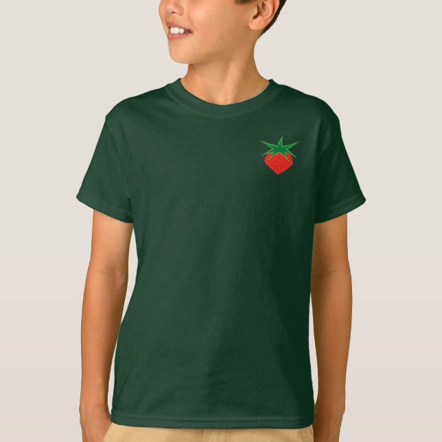 Camiseta Niños de fresa Unisex T-Shirt (Anverso)