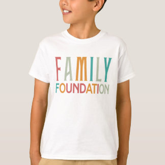 Camiseta Niños de fundación familiar multicolor