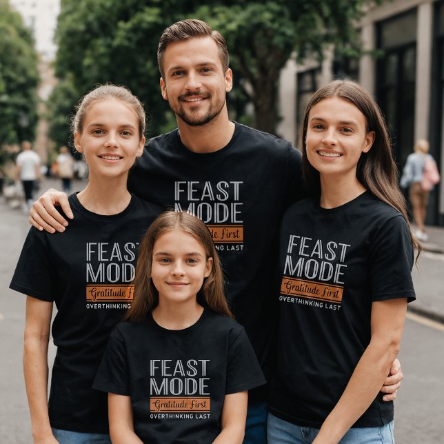 Camiseta Niños de Gratitud en Modo Festín (Subido por el creador)