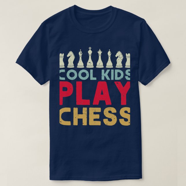 Camiseta Niños de Guay juegan al ajedrez del jugador de aje (Diseño del anverso)