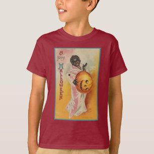 Camiseta Niños de Halloween africanos de época