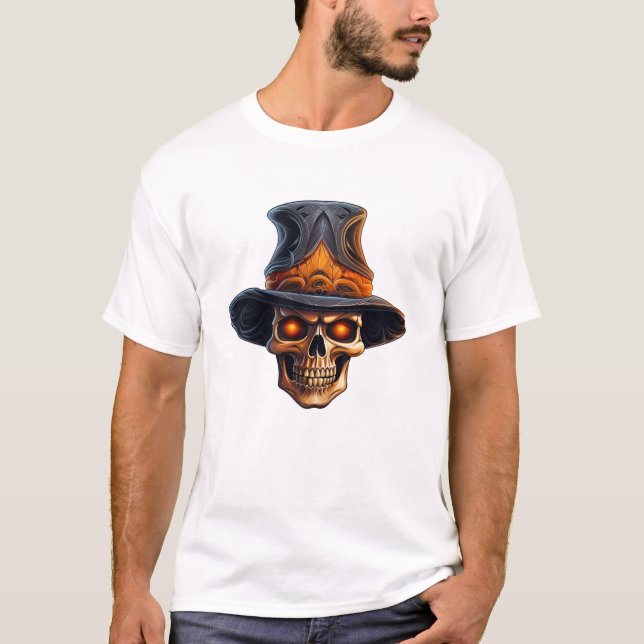 Camiseta Niños de Halloween cráneos disfraces Fiesta - lind (Anverso)