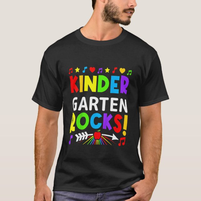 Camiseta Niños De Jardín De Infantes Se Remontan A Maestra  (Anverso)