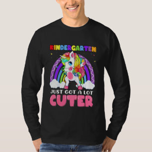 Camiseta Niños De Kinder Se Volvieron Más Lindos Unicornio