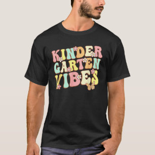 Camiseta Niños de kindergarten Vibes Hola niños de kinderga