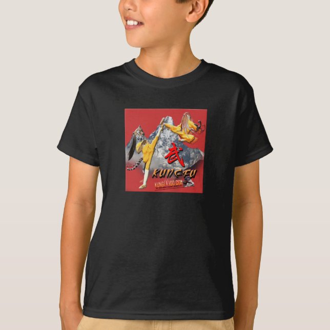 Camiseta Niños de Kung Fu (Anverso)