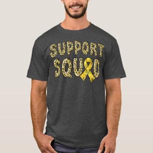 Camiseta Niños de la banda Gold Leopard Print Support Squad