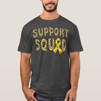 Camiseta Niños de la banda Gold Leopard Print Support Squad
