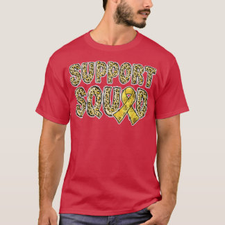 Camiseta Niños de la banda Gold Leopard Print Support Squad