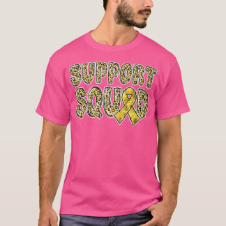 Camiseta Niños de la banda Gold Leopard Print Support Squad