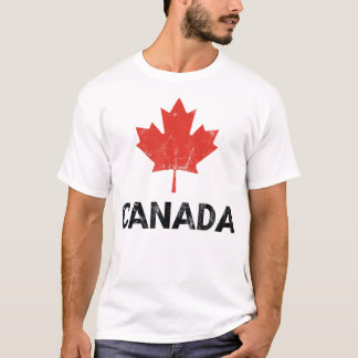 Camiseta Niños de la bandera de Canadá vintage Canadá